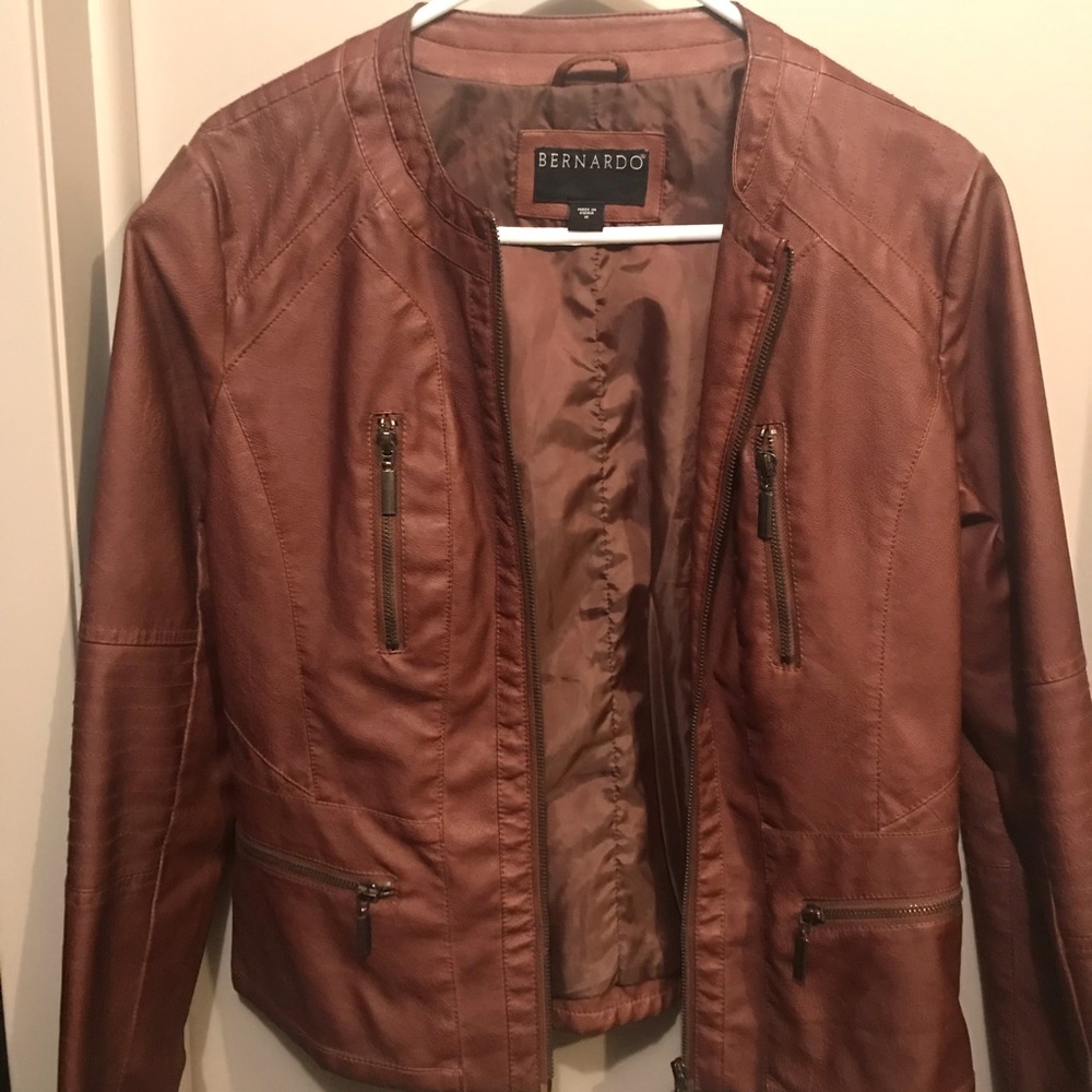 Faux Leather Jacket